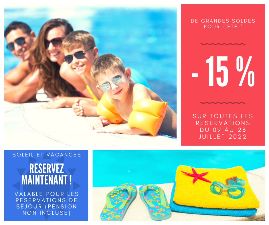 Promotion -15 % juillet 2022
